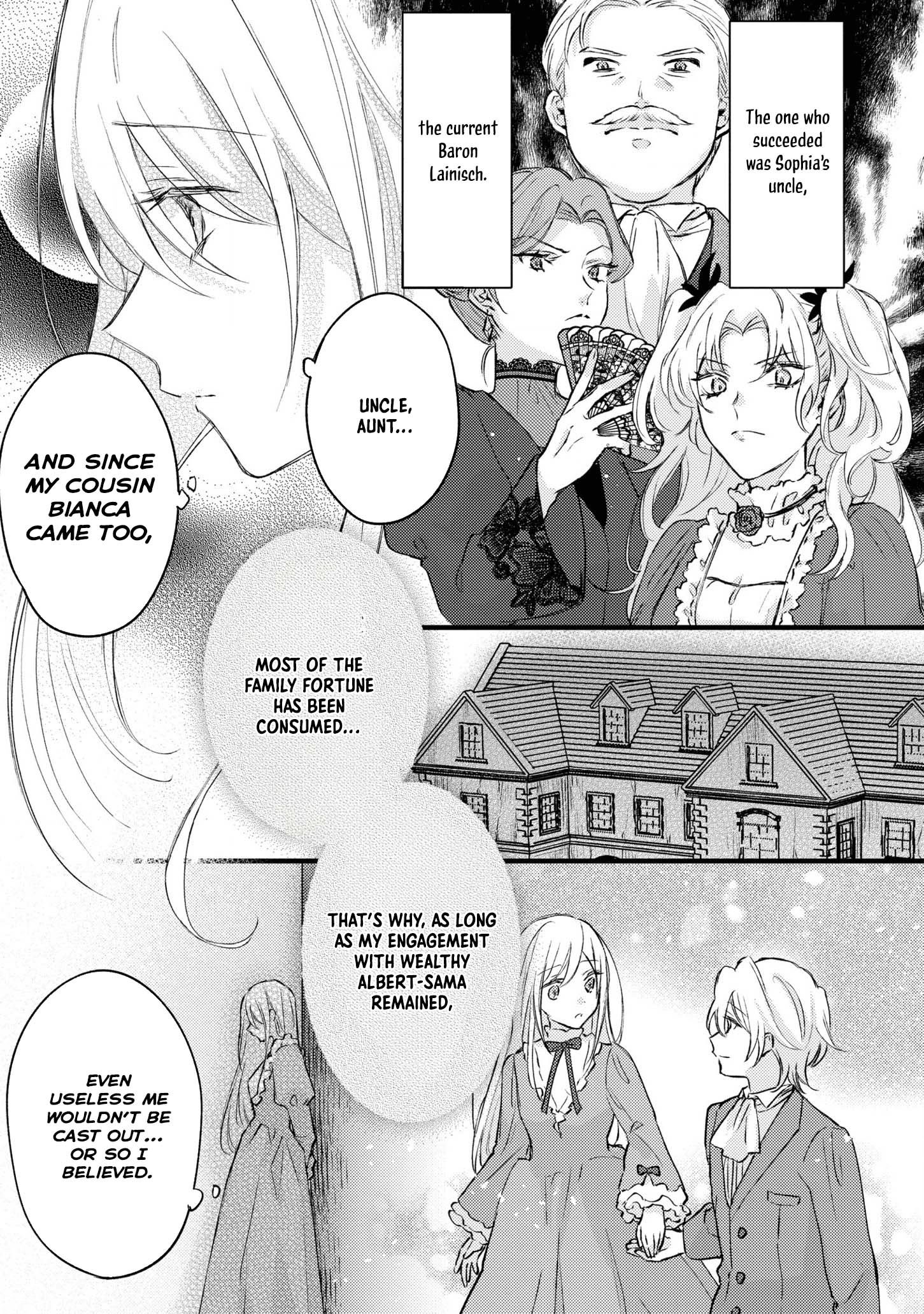 Suterare Danshaku Reijou wa Kuro Kishi-sama no Okiniiri Chapter 1 Page 7